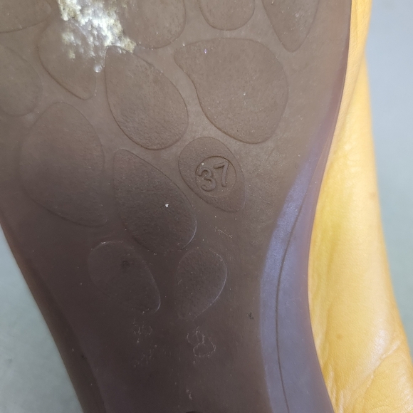 Cloud Caliber Peep Toe Slingback Leather Comfort Sandals 37 6.5 Summer - Picture 6 of 8